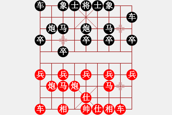 象棋棋譜圖片：淄博第二屆傅山杯 第12輪 第14臺 山東濟南 官姚君 先負 山東青島 韓壯 - 步數(shù)：10 