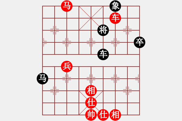 象棋棋譜圖片：中炮三兵對(duì)平炮兌車分析 - 步數(shù)：70 