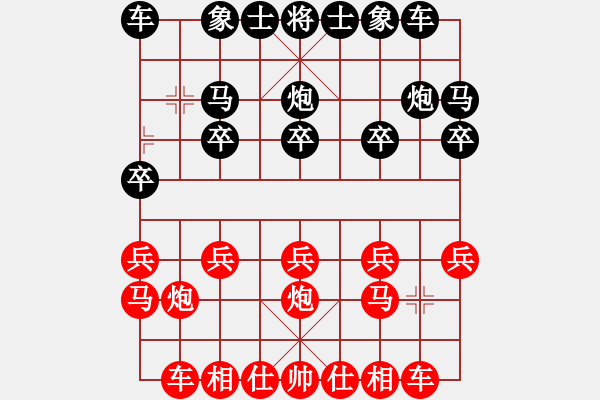 象棋棋譜圖片：棋友-魚aiq鳥[575644877] -VS- 張師傅[2622697727] - 步數(shù)：10 