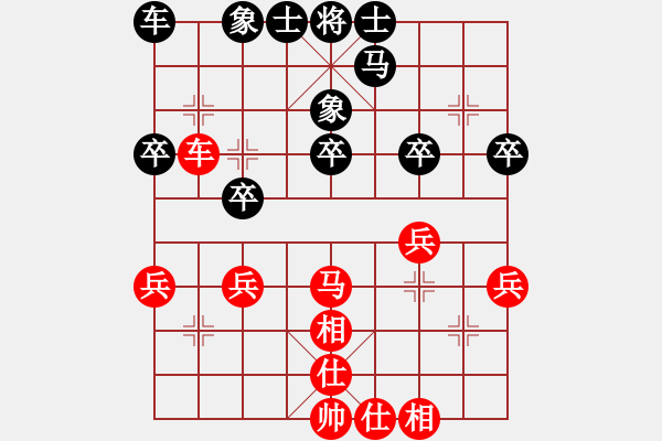 象棋棋譜圖片：侯峰先和樂(lè)大勇-對(duì)兵轉(zhuǎn)士角炮-2022年4月23日 - 步數(shù)：30 