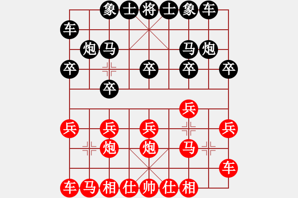 象棋棋譜圖片：wwsshnr(3星)-勝-五毒狼君(8星) - 步數(shù)：10 