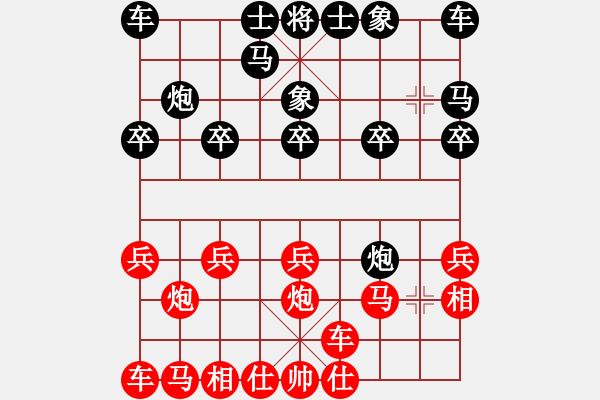 象棋棋譜圖片：橫才俊儒[292832991] -VS- 秋風[75216767] - 步數(shù)：10 