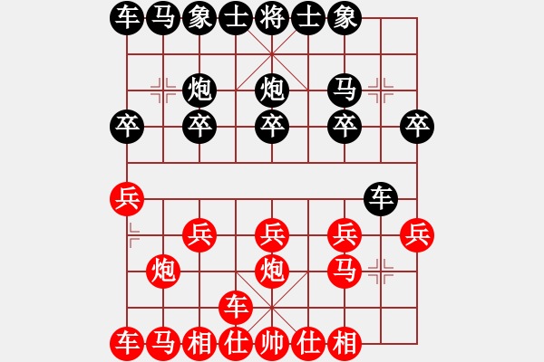 象棋棋譜圖片：知足常樂[1291792265] -VS- 橫才俊儒[292832991] - 步數(shù)：10 