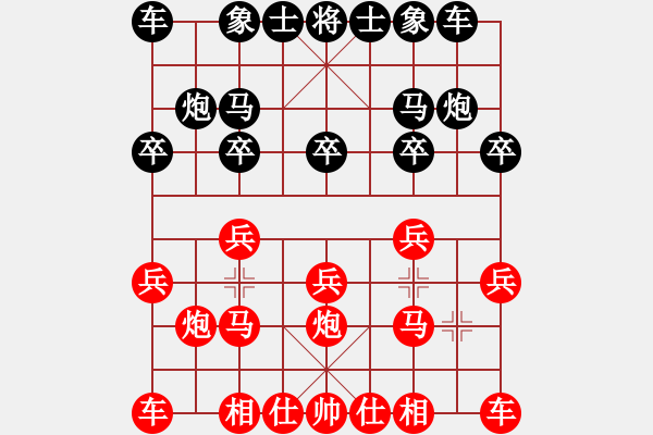 象棋棋譜圖片：林定輝[業(yè)8-3]先負張輔軍[8-1]黑讓紅三先希望簽定黑是用軟，當時觀看人達81人，相信有軟件的人 - 步數(shù)：10 