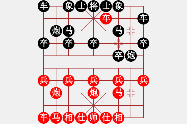 象棋棋譜圖片：太守棋狂先勝廣西棋緣社老玩童業(yè)6-32018·1·22 - 步數(shù)：10 