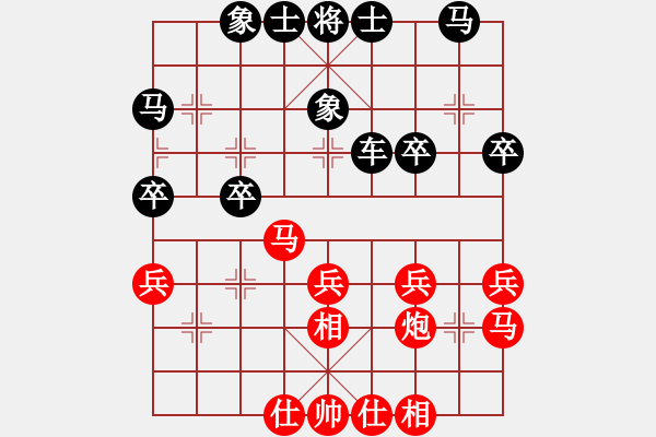 象棋棋譜圖片：牟其友(業(yè)8–1)先負大道至簡ABC(業(yè)8–1)202206050948.pgn - 步數(shù)：30 