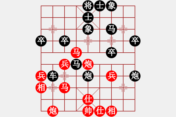 象棋棋譜圖片：轉(zhuǎn)下象棋(2段)-負(fù)-thanhtu(5段) - 步數(shù)：36 