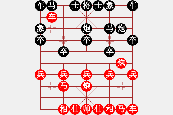 象棋棋譜圖片：1880局 A04-巡河炮局-旋風(fēng)引擎23層(2842) 先勝 許褚(1300) - 步數(shù)：10 