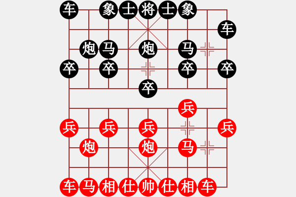 象棋棋譜圖片：急切求攻 失勢敗陣：保定順風(fēng)車[936814544] -VS- 河西山貓[2297318743] - 步數(shù)：10 