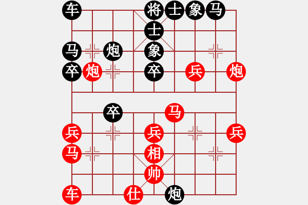 象棋棋譜圖片：起馬局巡河泡vs封車邊馬3掛機(jī)而已吧7段勝?gòu)B門第一刀天帝 - 步數(shù)：30 