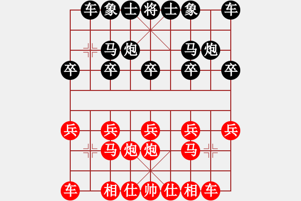 象棋棋譜圖片：謝志康 紅先勝 黃沛航 - 步數(shù)：10 