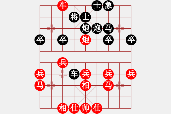 象棋棋譜圖片：看55 車兵對(duì)單將未殺下來 走的特錯(cuò) 17.10.6下的 2600 2500 牛老三[273243 - 步數(shù)：30 