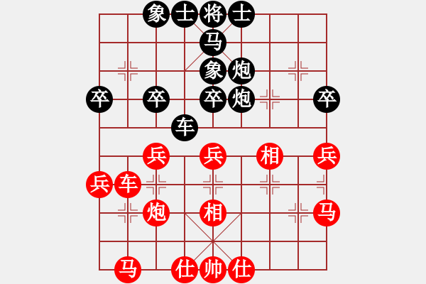 象棋棋譜圖片：涼州棋王(6段)-負(fù)-十六子(5段) - 步數(shù)：40 