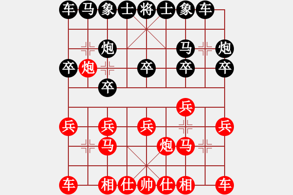 象棋棋譜圖片：高飛 先負(fù) 王鑫海 - 步數(shù)：10 