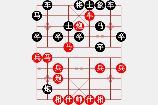 象棋棋譜圖片：老虎對(duì)劉宗澤.pgn - 步數(shù)：30 