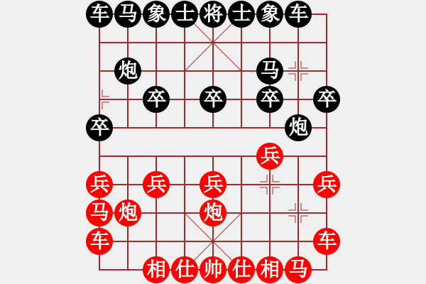 象棋棋譜圖片：Q★芳棋[893812128] 先負(fù) 元元[1206399774] - 步數(shù)：10 