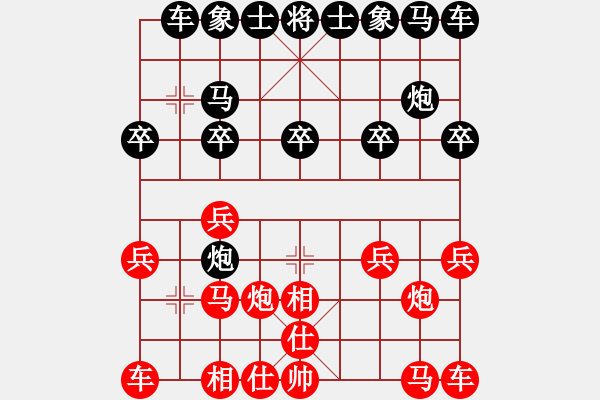 象棋棋譜圖片：松下酷代子(2星)-負-姚力波(1星) - 步數(shù)：10 