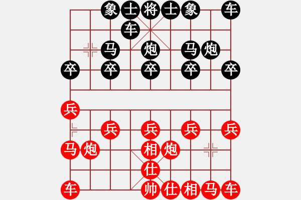 象棋棋譜圖片：孤鴻影[1016502341] -VS- 橫才俊儒[292832991] - 步數(shù)：10 