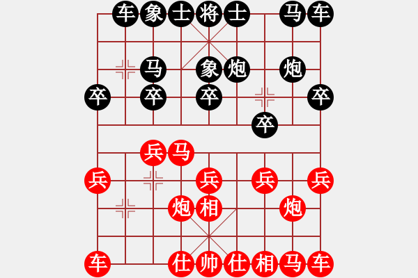 象棋棋譜圖片：20170813 第三十六屆觀音盃段甲(7) 執(zhí)黑後勝 - 步數(shù)：10 