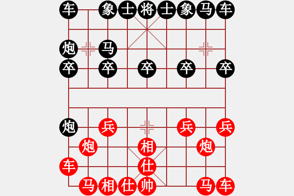 象棋棋譜圖片：杭州丁慶亮(1段)-和-寧波楓楓(1段) - 步數(shù)：10 