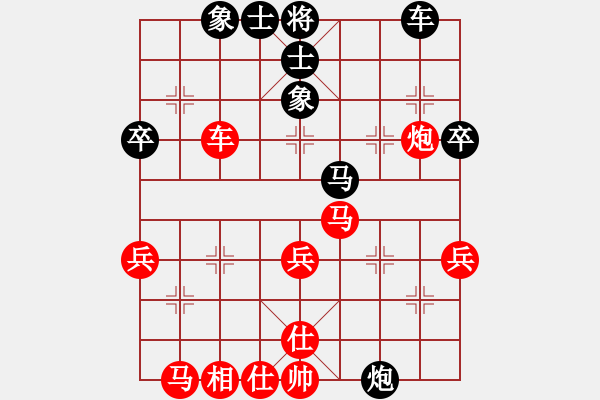 象棋棋譜圖片：葬心紅勝蘭子g【五七炮對反宮馬】 - 步數(shù)：40 