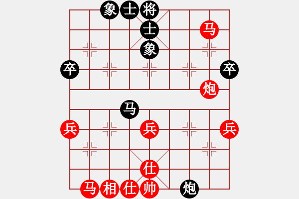 象棋棋譜圖片：葬心紅勝蘭子g【五七炮對反宮馬】 - 步數(shù)：50 