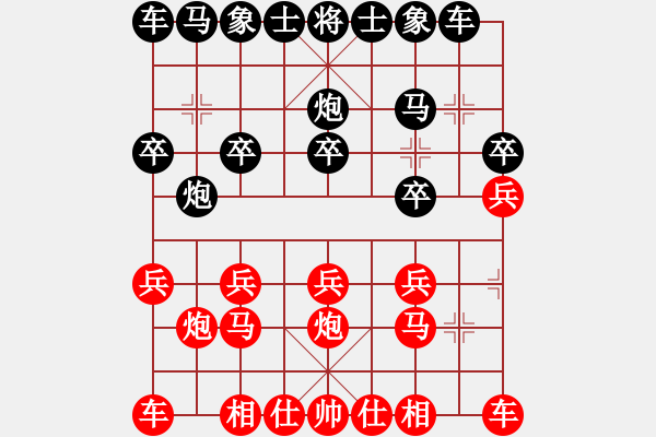 象棋棋譜圖片：五福娃(4段)-勝-金成(4段) - 步數(shù)：10 