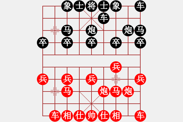 象棋棋譜圖片：天使棋手(9星)-勝-秀巧(7星) - 步數(shù)：10 