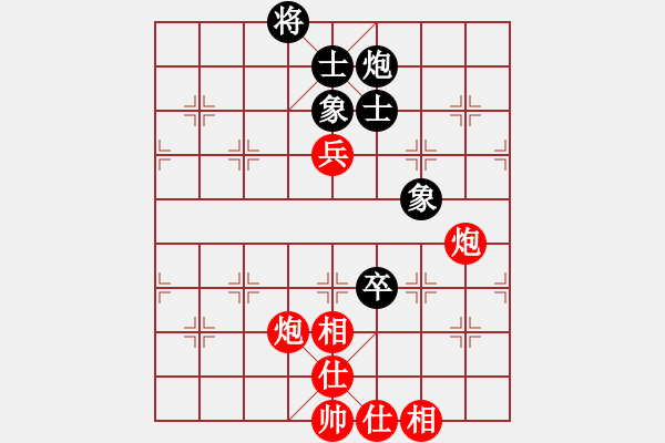 象棋棋譜圖片：215 - 雙炮高兵仕相全例和包高卒士象全 - 步數(shù)：0 