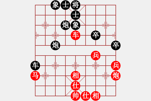 象棋棋譜圖片：五七炮進(jìn)三兵VS屏風(fēng)馬三卒 - 步數(shù)：60 