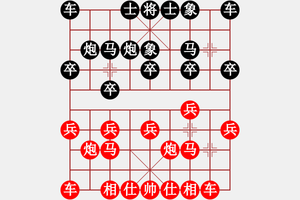 象棋棋譜圖片：愉興[紅] -VS- 軍旗王子[黑] - 步數(shù)：10 