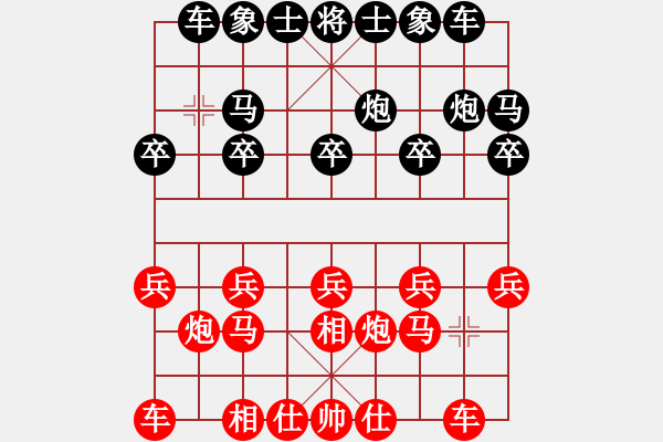 象棋棋譜圖片：難得平常心(3段)-勝-吃比例(7段) - 步數(shù)：10 