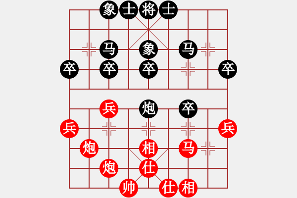 象棋棋譜圖片：國(guó)圣測(cè)試(9星)-和-lekda(9星) - 步數(shù)：30 