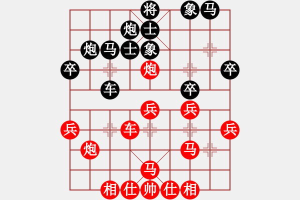 象棋棋譜圖片：2006年弈天迪瀾杯聯(lián)賽第八輪：逍遙一號(hào)(3級(jí))-勝-星云戰(zhàn)神十(9級(jí)) - 步數(shù)：40 