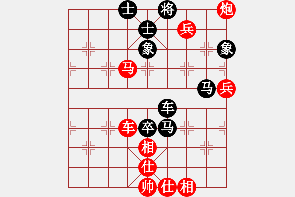 象棋棋譜圖片：xianrenliu(6段)-勝-北工大胡欣(月將) - 步數(shù)：80 