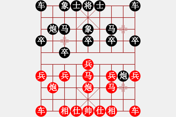 象棋棋譜圖片：翔安 許金鏢 負(fù) 南安 陳宇鵬 - 步數(shù)：10 