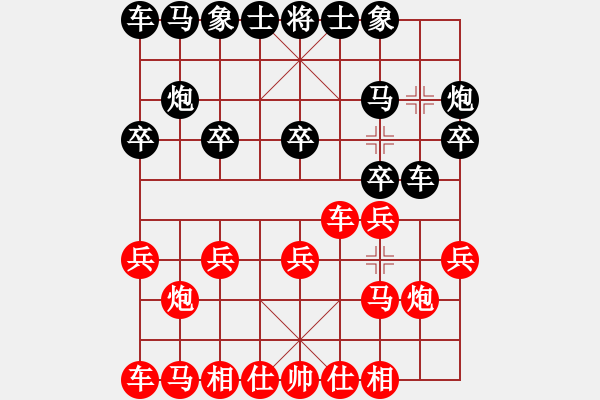 象棋棋譜圖片：桂意 先負(fù) 王少生 - 步數(shù)：10 