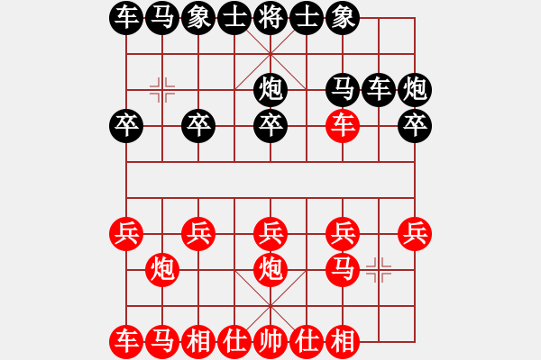 象棋棋谱图片：林军辉(5r)-胜-周鹭(5r) - 步数：10 