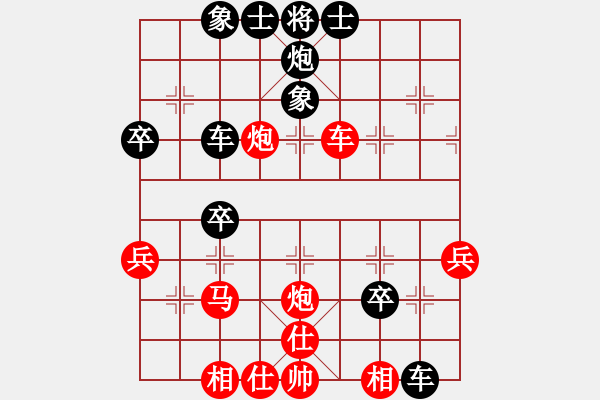 象棋棋譜圖片：houmao(3段)-負(fù)-梁山魯智深(8段) - 步數(shù)：40 