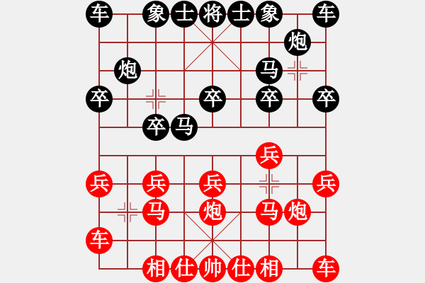 象棋棋譜圖片：123 - 步數(shù)：10 