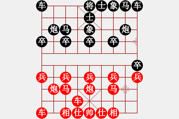 象棋棋譜圖片：橫才俊儒[292832991] -VS- 成功靠自己[2359338997] - 步數：10 