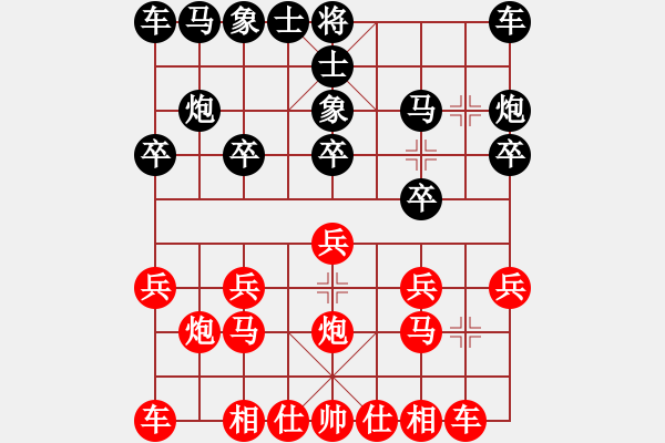 象棋棋譜圖片：千億（棋圣3）先勝天天向上28590（棋圣3）202404210935.pgn - 步數(shù)：10 