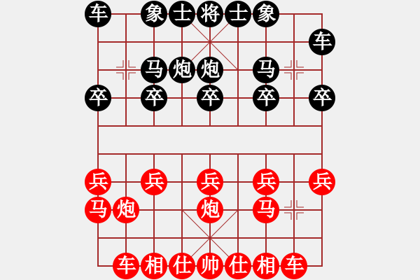 象棋棋譜圖片：百花-浪子小飛VS皮革(2015-9-27) - 步數(shù)：10 