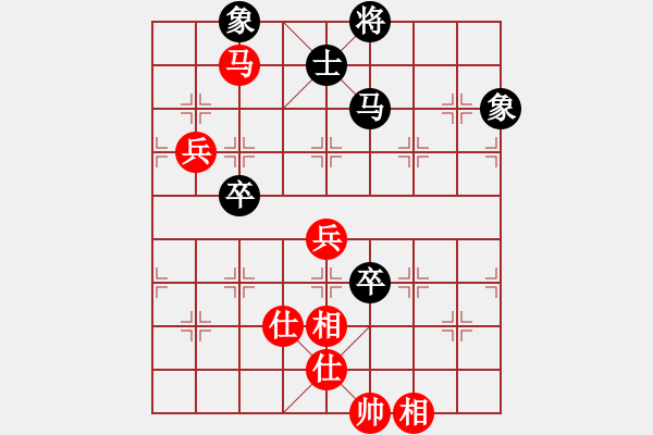 象棋棋譜圖片：銀鳳二號(9星)-和-華山完美庫(北斗) - 步數(shù)：110 