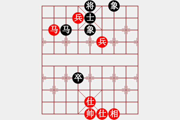 象棋棋譜圖片：銀鳳二號(9星)-和-華山完美庫(北斗) - 步數(shù)：220 