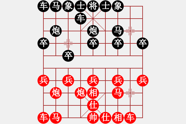 象棋棋譜圖片：等待 勝 分紅 - 步數(shù)：10 