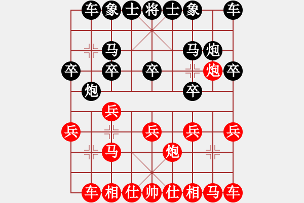 象棋棋譜圖片：煙雨暗千家(日帥)-和-我真的很臭(人王) - 步數(shù)：10 