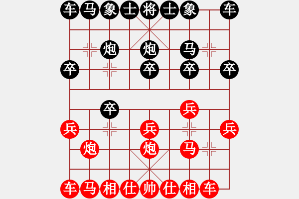 象棋棋譜圖片：人機(jī)對戰(zhàn) 2024-10-4 21:17 - 步數(shù)：10 