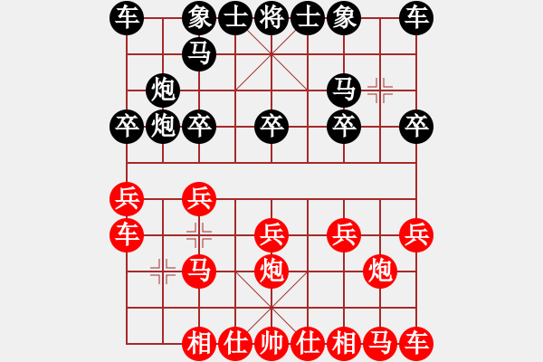 象棋棋譜圖片：火車頭 負(fù) 棋釋我心 - 步數(shù)：10 