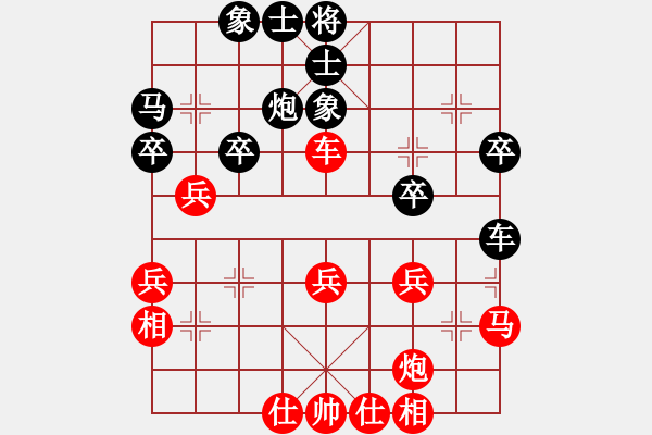 象棋棋譜圖片：【QQ象棋】噓(業(yè)余七級)-勝-岳陽樓(業(yè)余六級) - 步數(shù)：40 